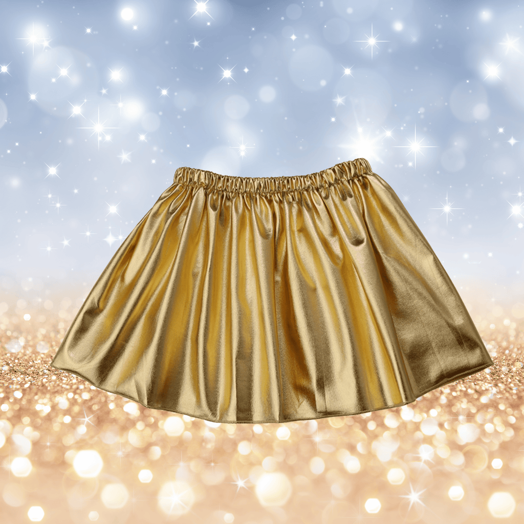 Gold Metallic Skirt